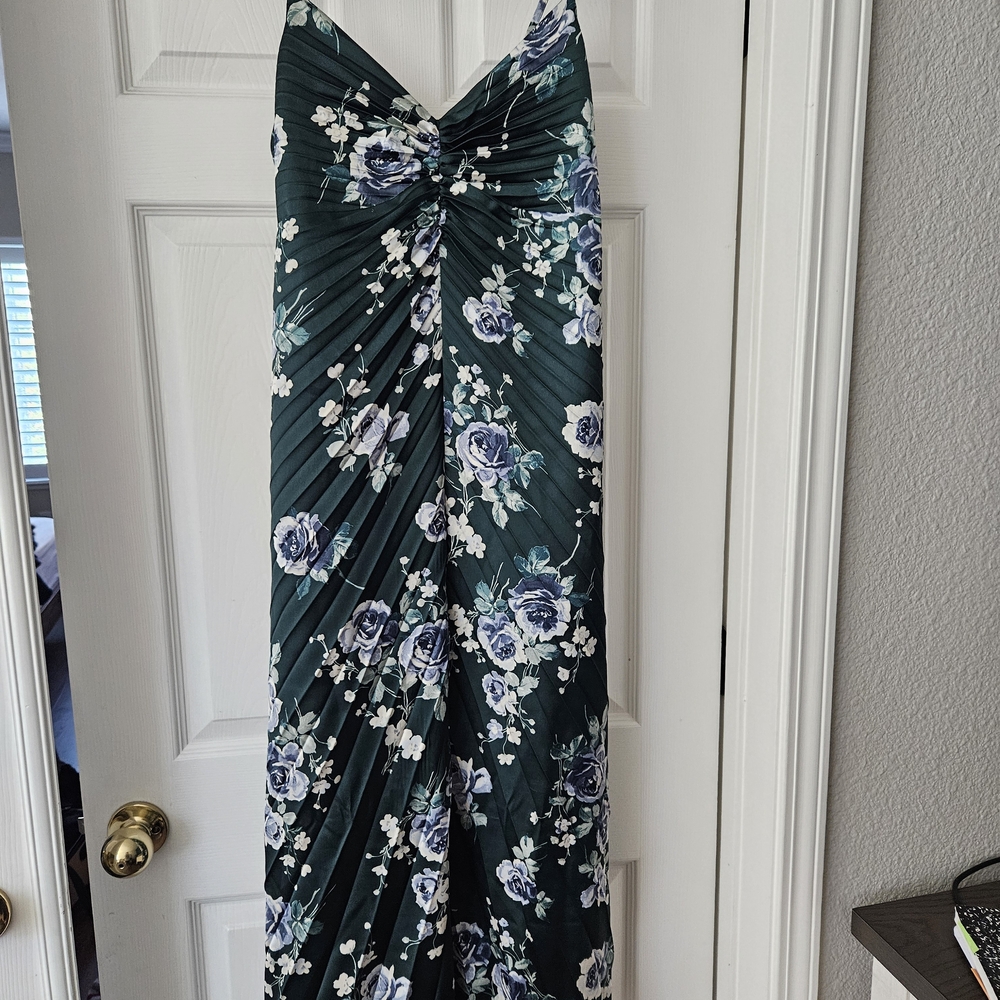Abercrombie & Fitch Green Floral Dress